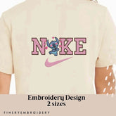 Nike & Lilo and Stitch 4 - Embroidery Design - FineryEmbroidery